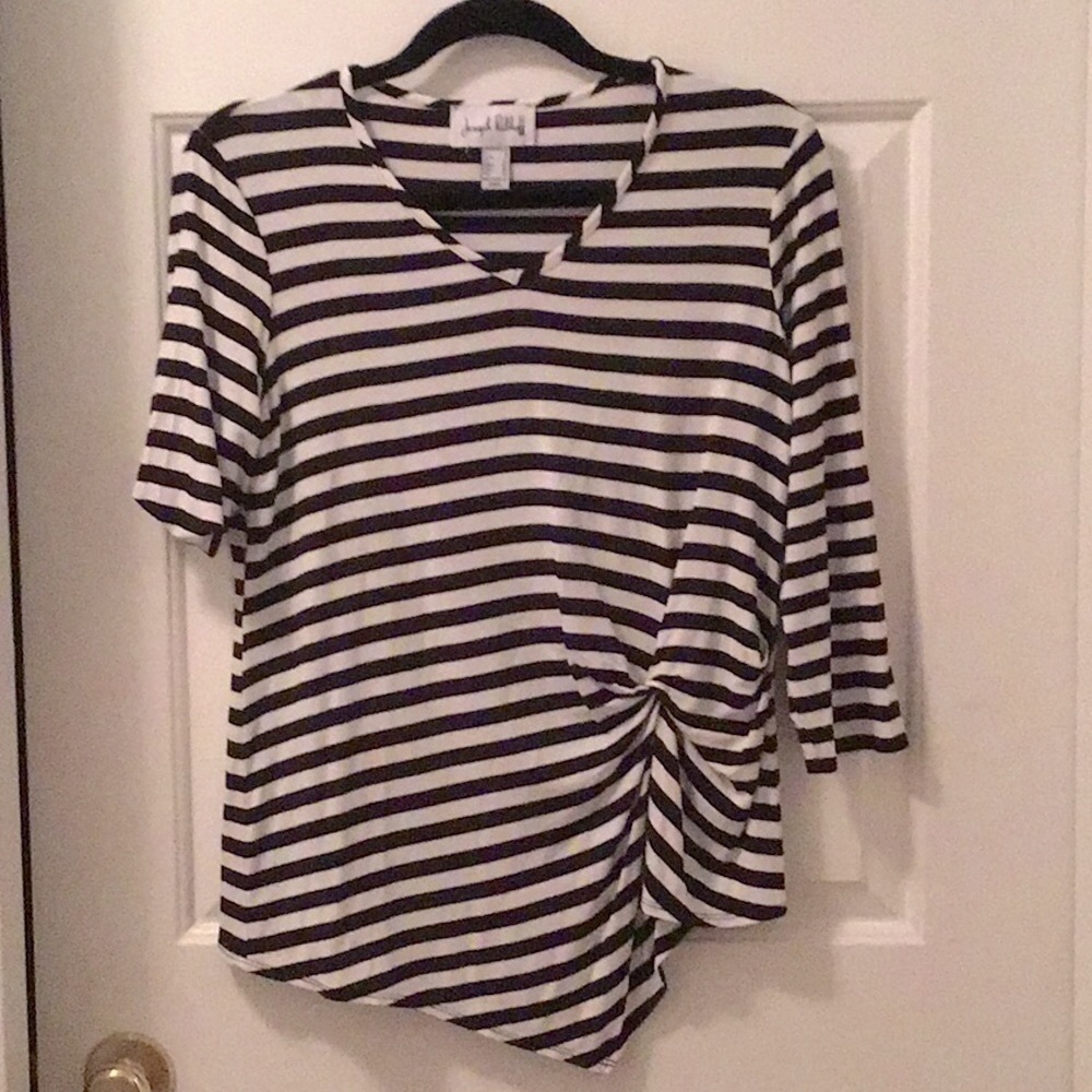 Joseph Ribkoff Stripped T-Shirt